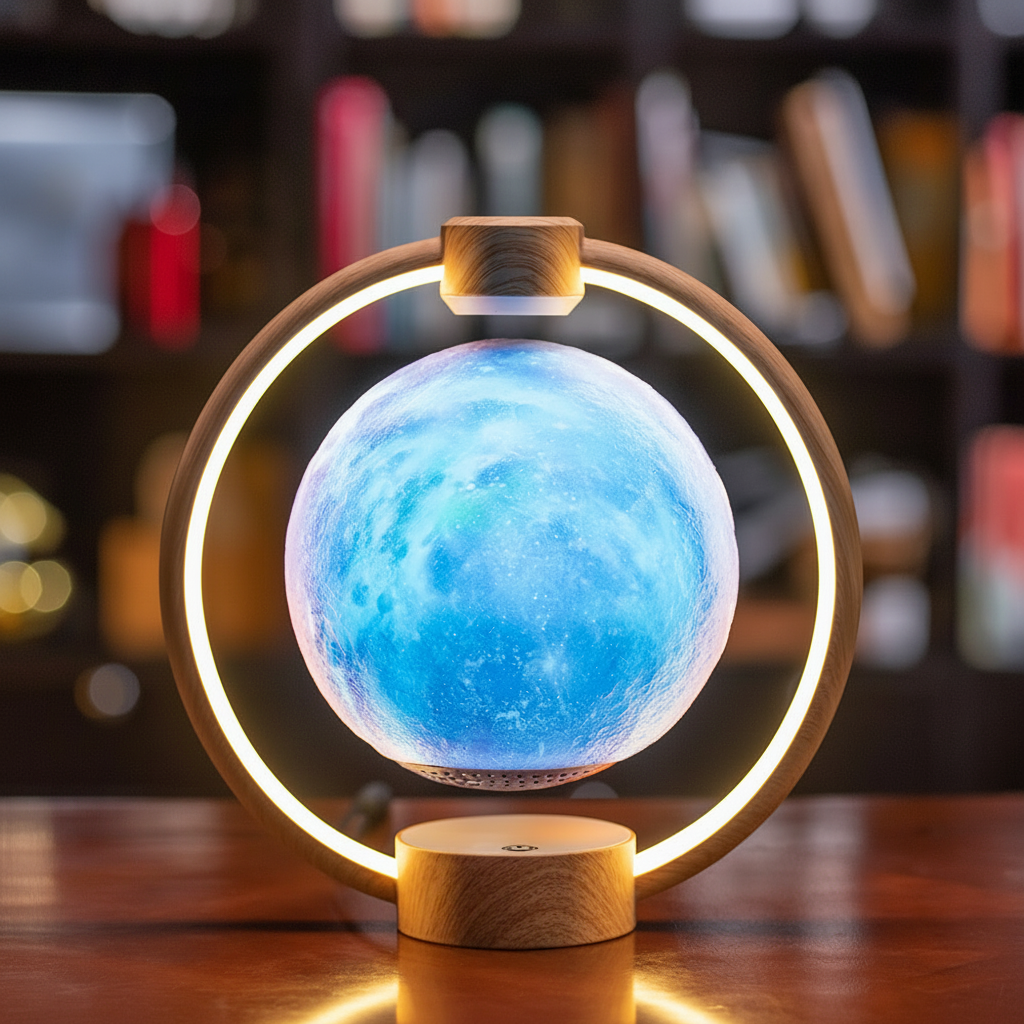 Lampe Lune – schéma produit et dimensions
