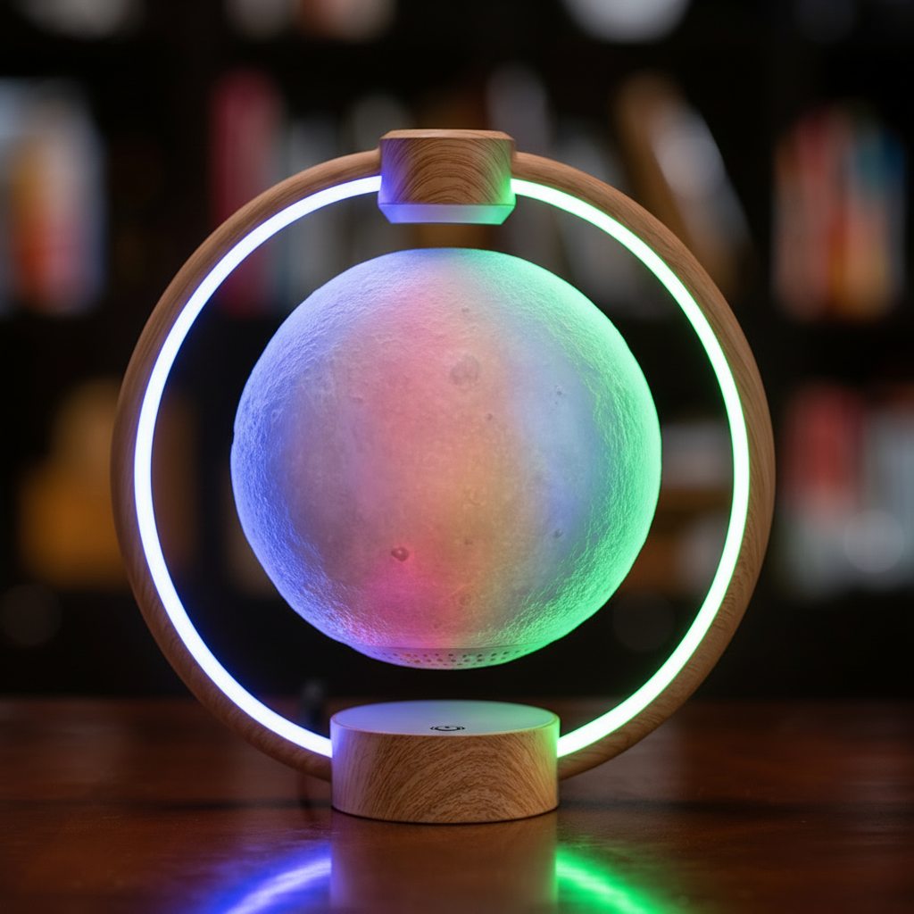 Lampe Lune – fonctionnalités Bluetooth 6D